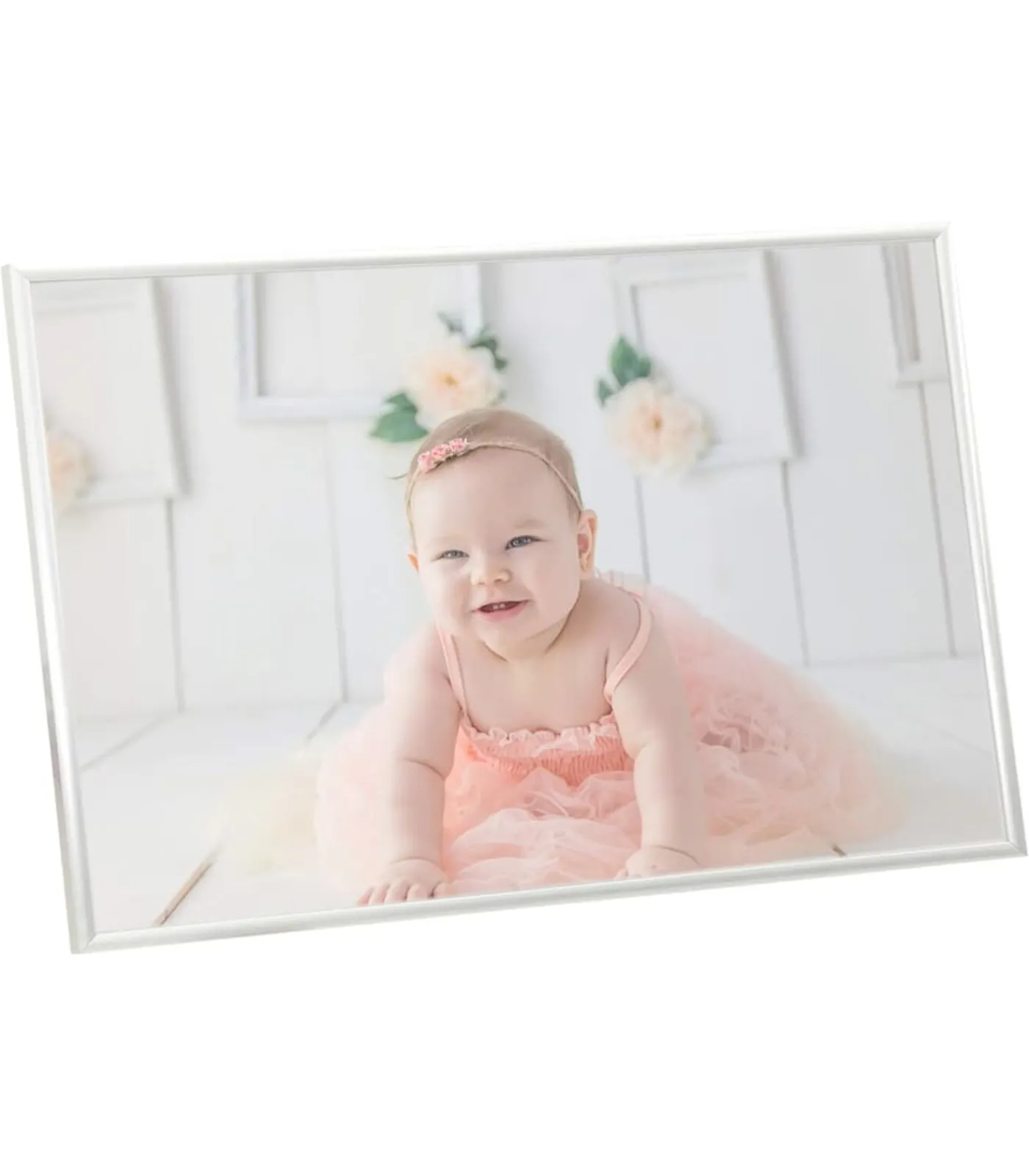 Best Fotolijsten 5 st voor wand of tafel 70x90 cm MDF zilverkleurig Fotolijsten