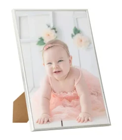 Hot Fotolijsten 3 st voor wand of tafel 7x90 cm MDF zilverkleurig Fotolijsten