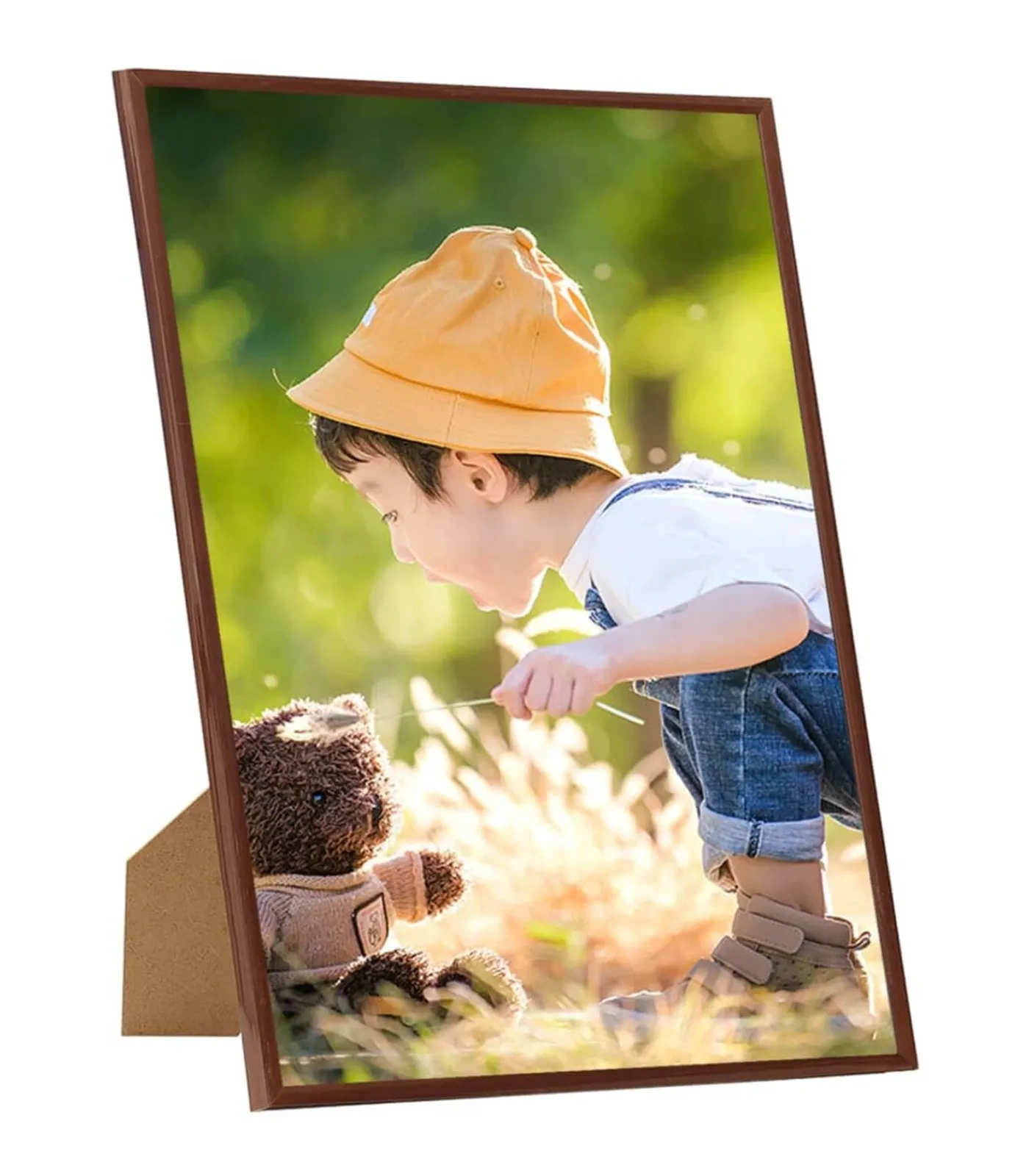 Best Fotolijsten 5 st voor wand of tafel 59,4x84 cm MDF bronskleurig Fotolijsten