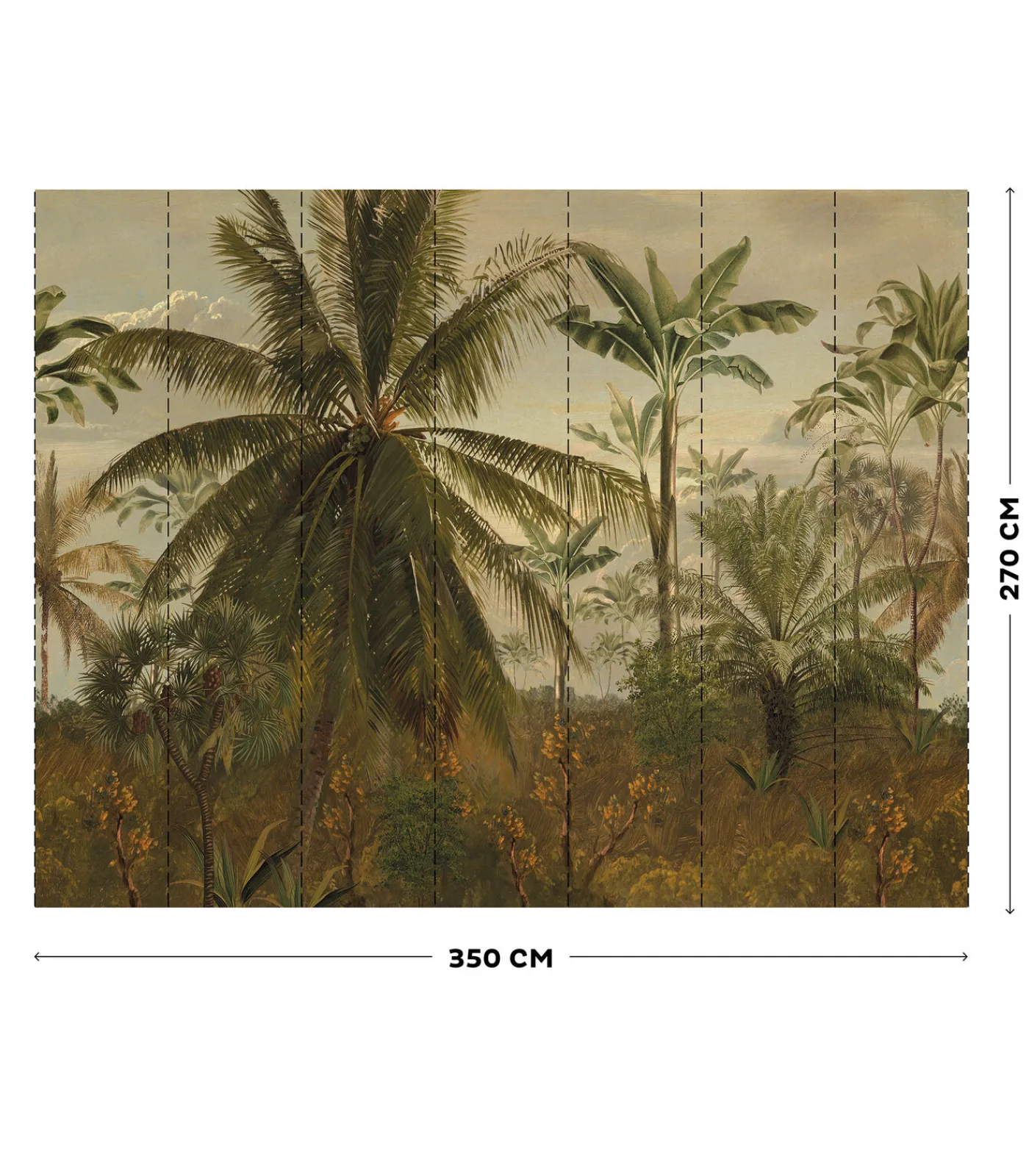 Hot Fototapete Dschungel Morgensonne Wanddecoratie