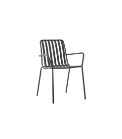Discount Gaby - Zwarte metalen fauteuil Stoelen