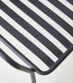 Discount Gaby - Zwarte metalen fauteuil Stoelen