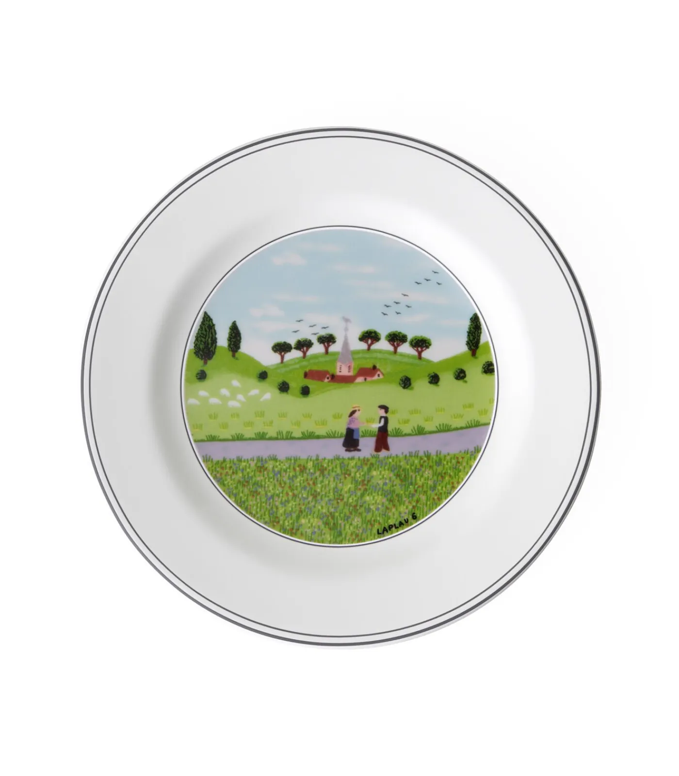 Outlet Gebaksbord Ontmoeting Design Naif Tafelgerei