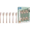 Sale Gebaksvorkjes Austin - Vintage Koper - 6 stuks Bestek
