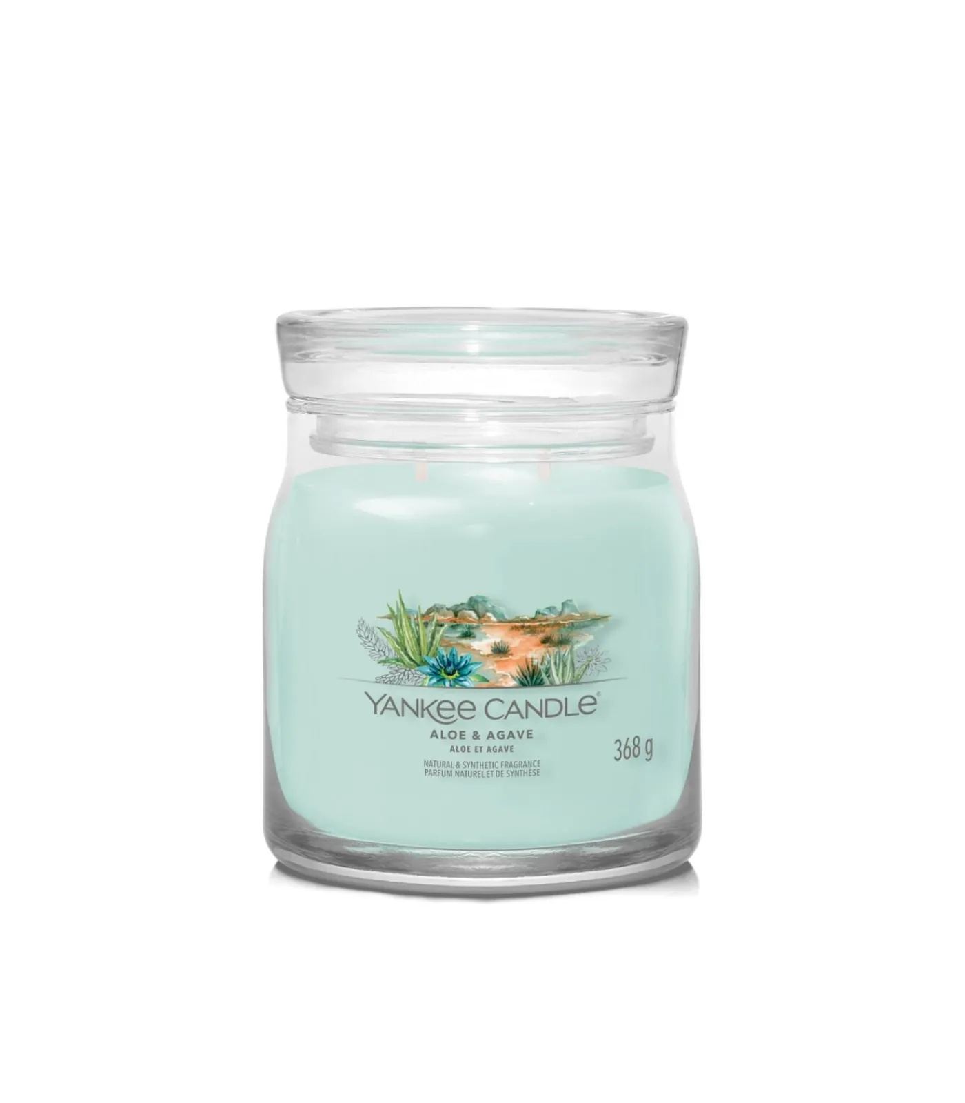 Geurkaars Aloe & Agave Signature Medium Jar Kaarsen & Kaarshouders