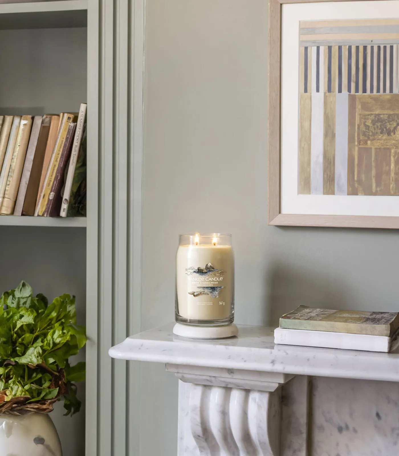 New Geurkaars Amber & Sandalwood Signature Large Jar Kaarsen & Kaarshouders