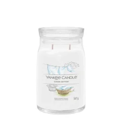 Hot Geurkaars Clean Cotton Signature Large Jar Kaarsen & Kaarshouders
