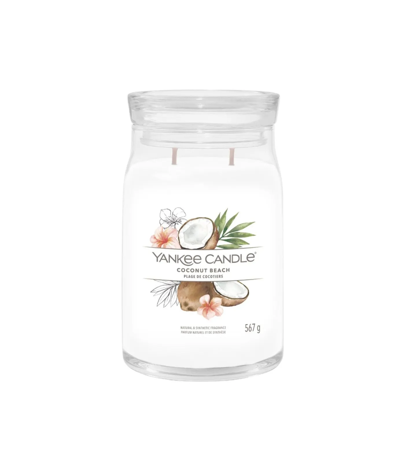 Sale Geurkaars Coconut Beach Signature Large Jar Kaarsen & Kaarshouders