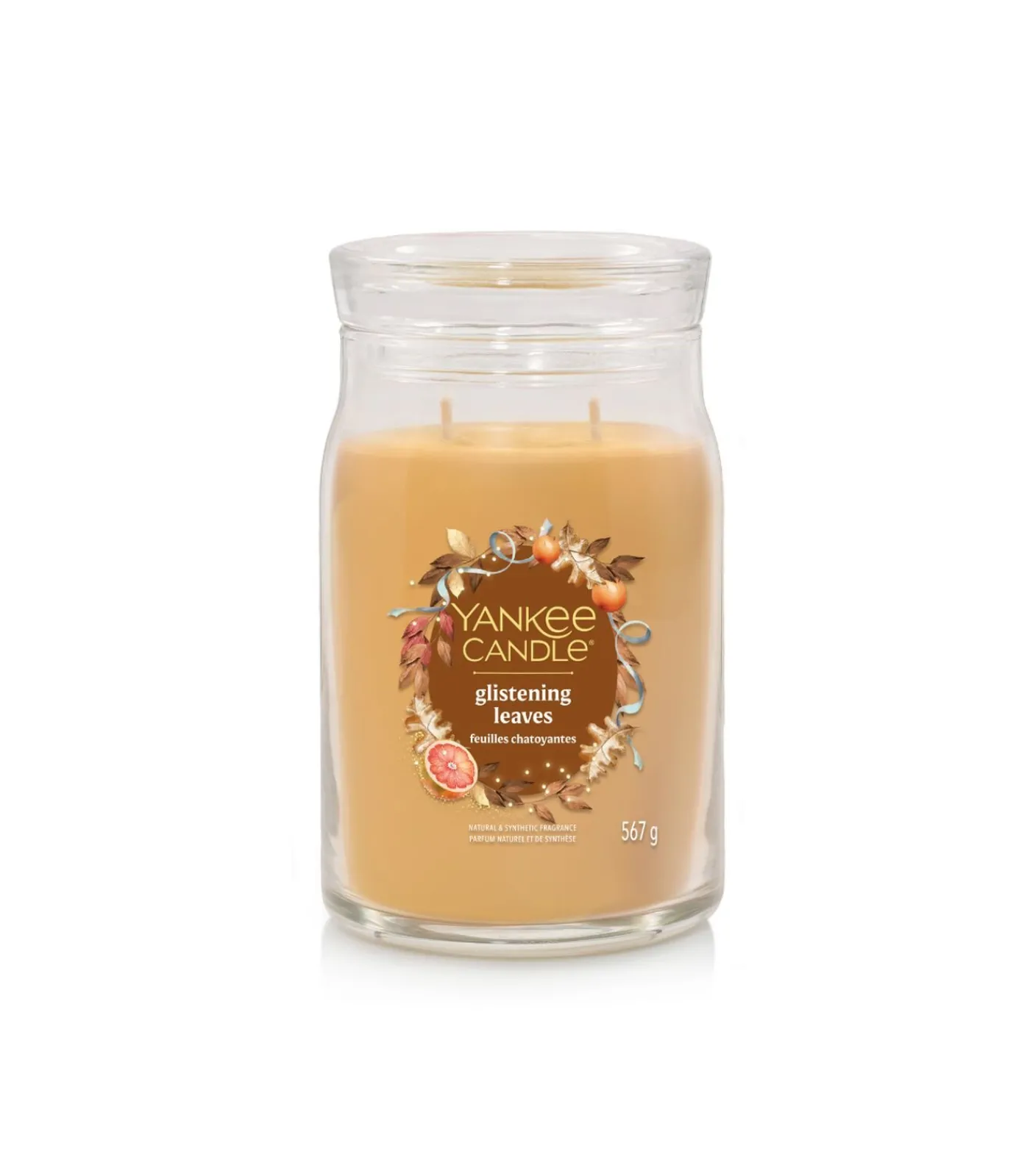 Online Geurkaars Glistening Leaves Signature Large Jar Kaarsen & Kaarshouders