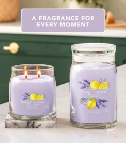 Sale Geurkaars Lemon Lavender Signature Medium Jar Kaarsen & Kaarshouders