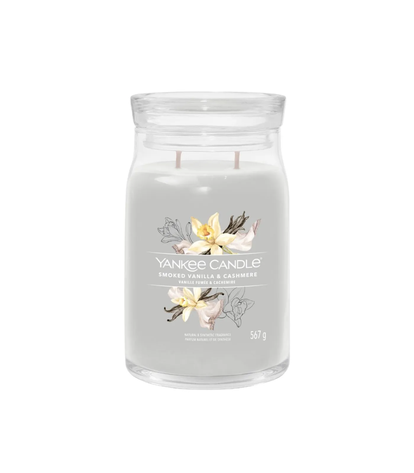 Geurkaars Smoked Vanilla & Cashmere Signature Large Jar Kaarsen & Kaarshouders