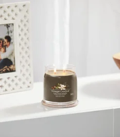 Clearance Geurkaars Vanilla Bean Espresso Signature Medium Jar Kaarsen & Kaarshouders