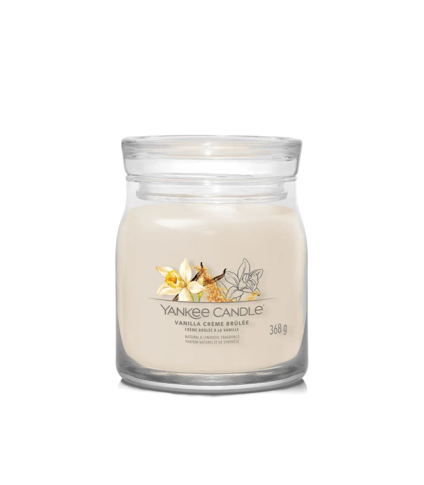 Best Geurkaars Vanilla Crème Brûlée Signature Medium Jar Kaarsen & Kaarshouders