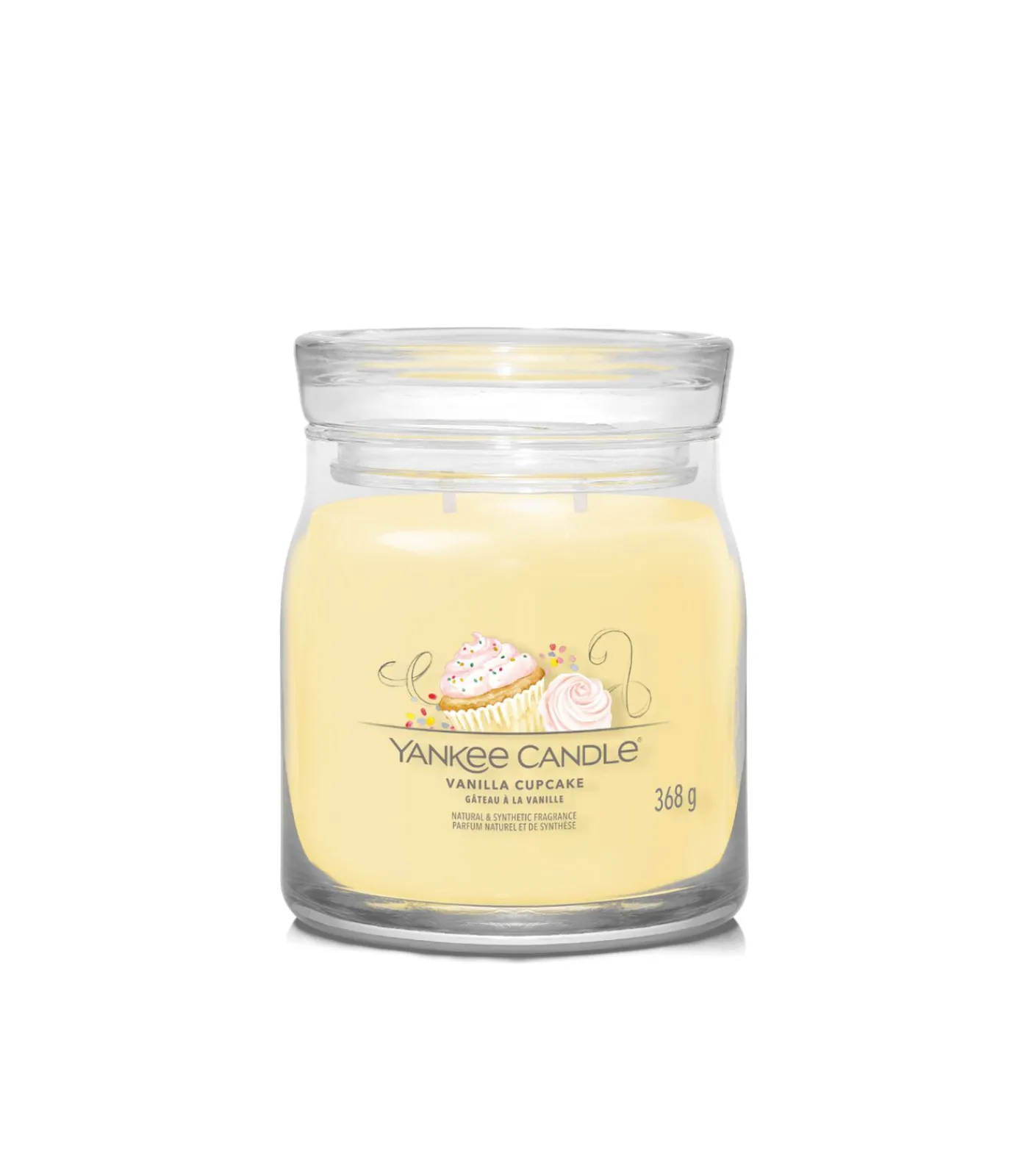 Geurkaars Vanilla Cupcake Signature Medium Jar Kaarsen & Kaarshouders