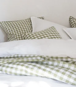 Discount Gewatteerde plaid van katoen en linnen, PASSIE VOOR VICHY Bedspreien