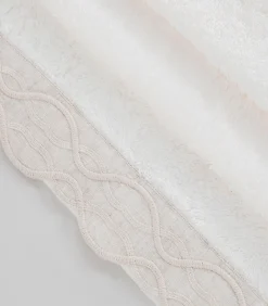 Discount Gezichtshanddoek Border 50x90 cm Ecru Handdoeken