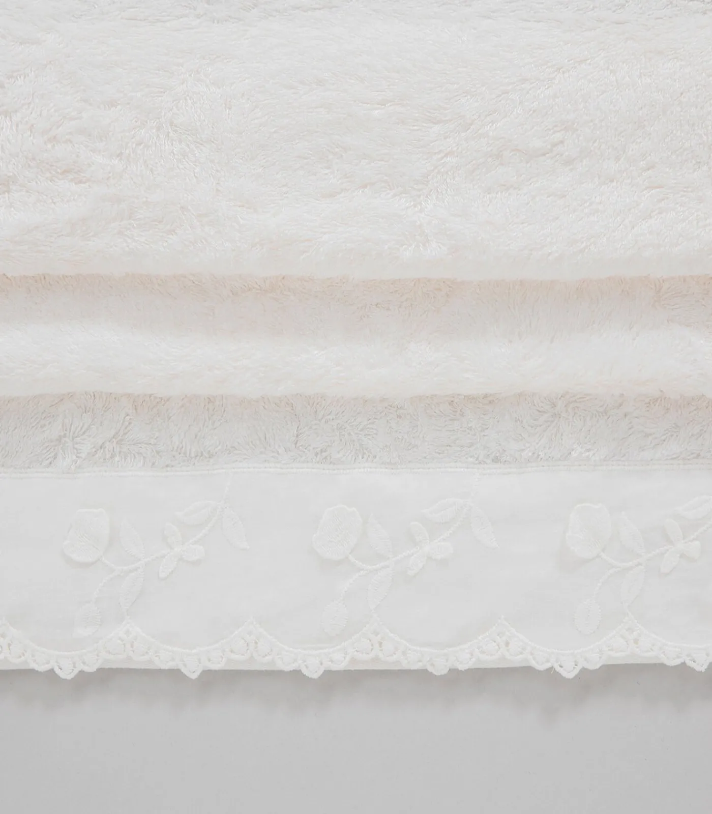 Gezichtshanddoek Flor 50x90 cm Ecru Handdoeken