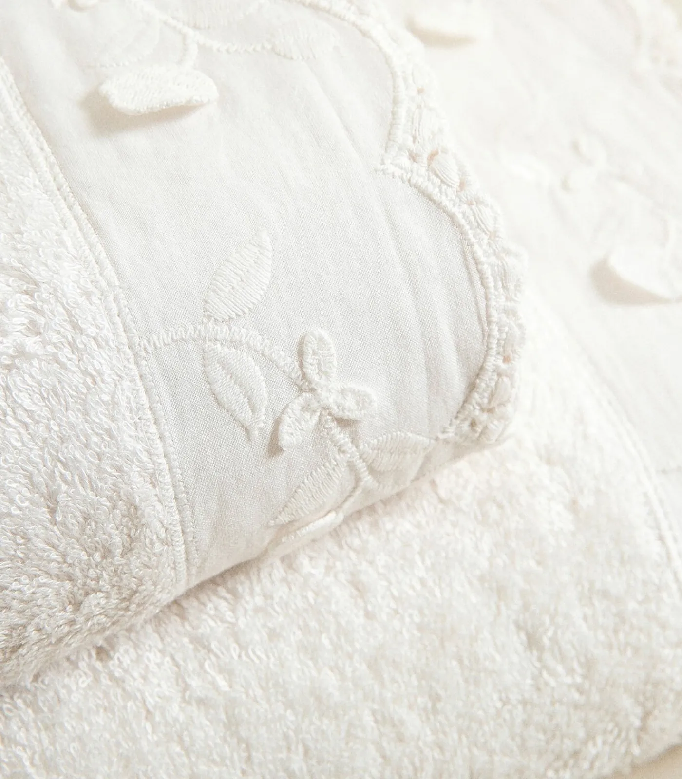 Gezichtshanddoek Flor 50x90 cm Ecru Handdoeken