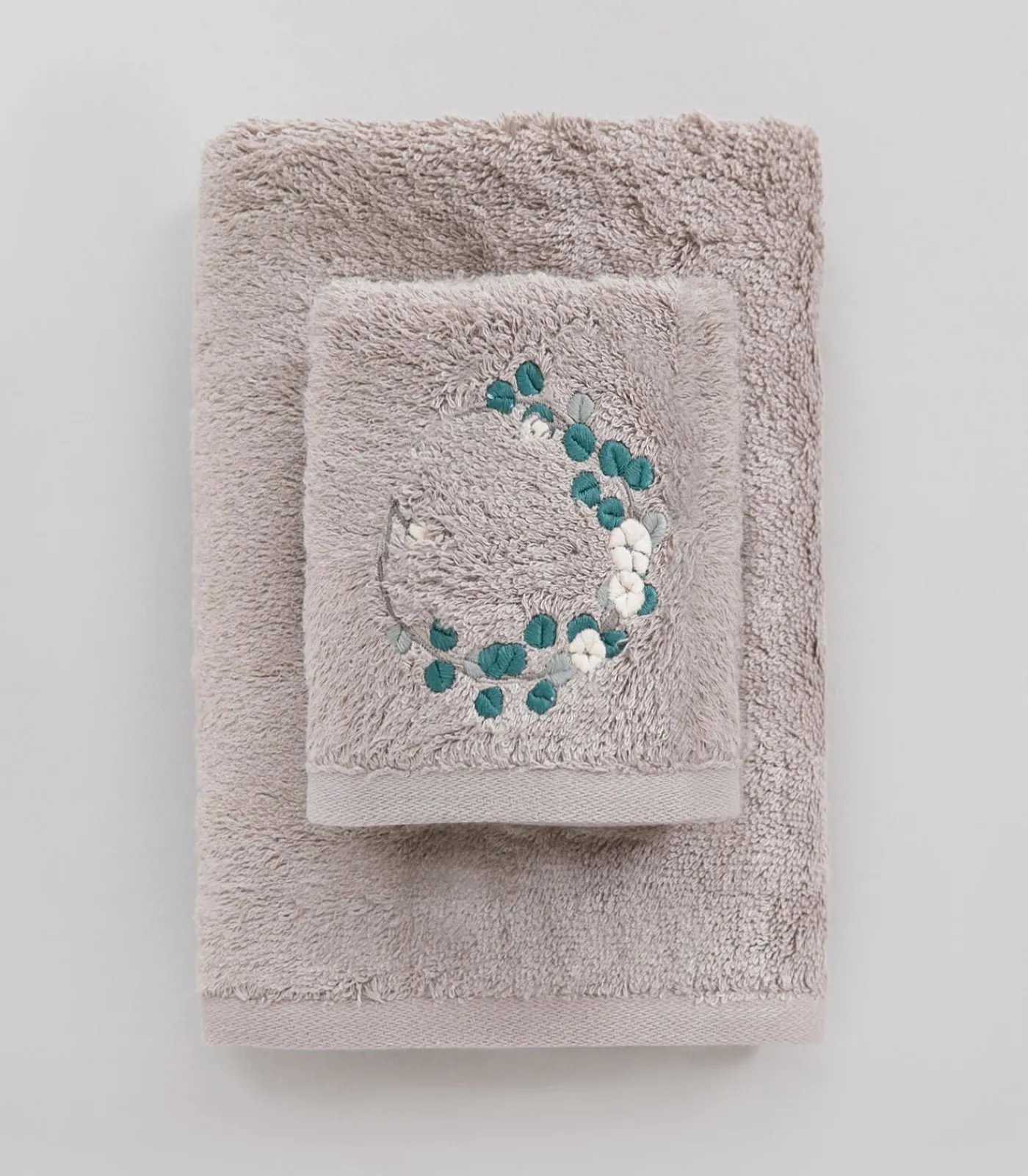 Online Gezichtshanddoek Sage 50x90 cm Grijs Handdoeken