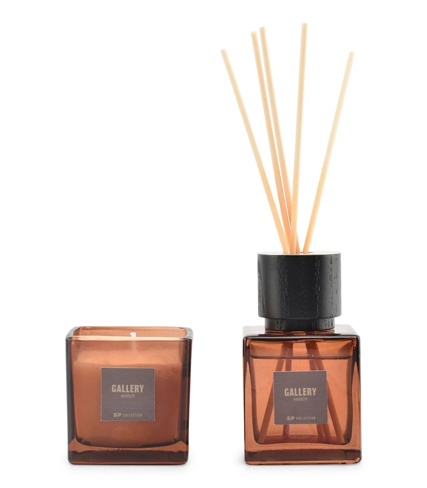 Giftset 2-delig Amber Gallery Huisparfums