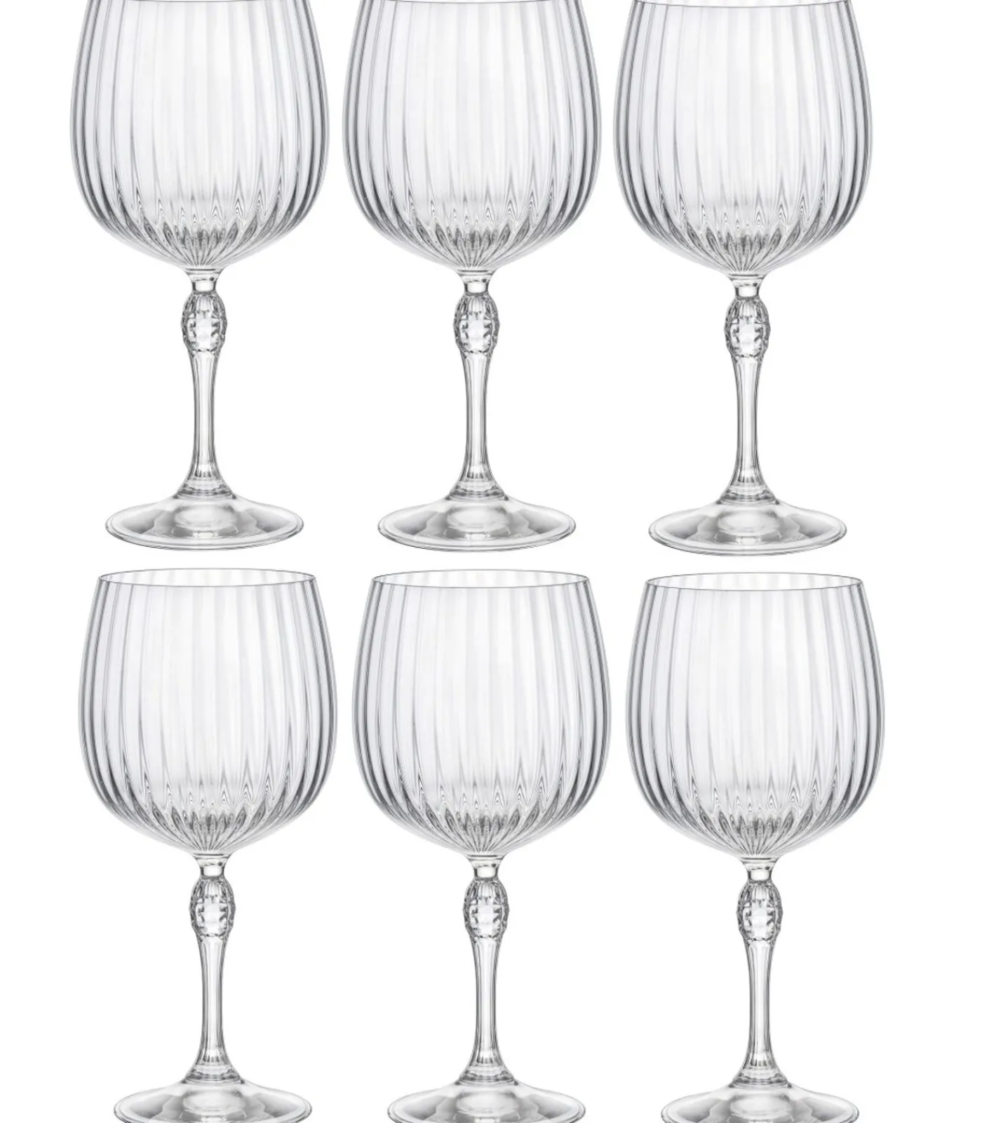 Discount Gin Tonic Glazen America 20's - 740 ml - 4 stuks Glazen & Karaffen