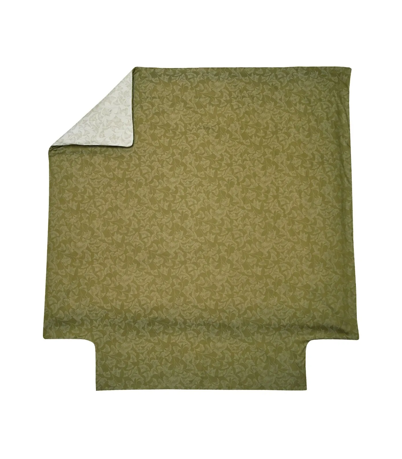 Hot GINGKO Olive - Dekbedovertrek Satijn Katoen Dekbedovertrekken