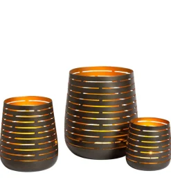 Online Gladys - Theelichthouder - Zwart Decoratie