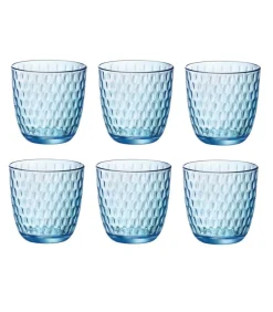 Online Glazen Slot - Blauw - 290 ml - 6 stuks Glazen & Karaffen