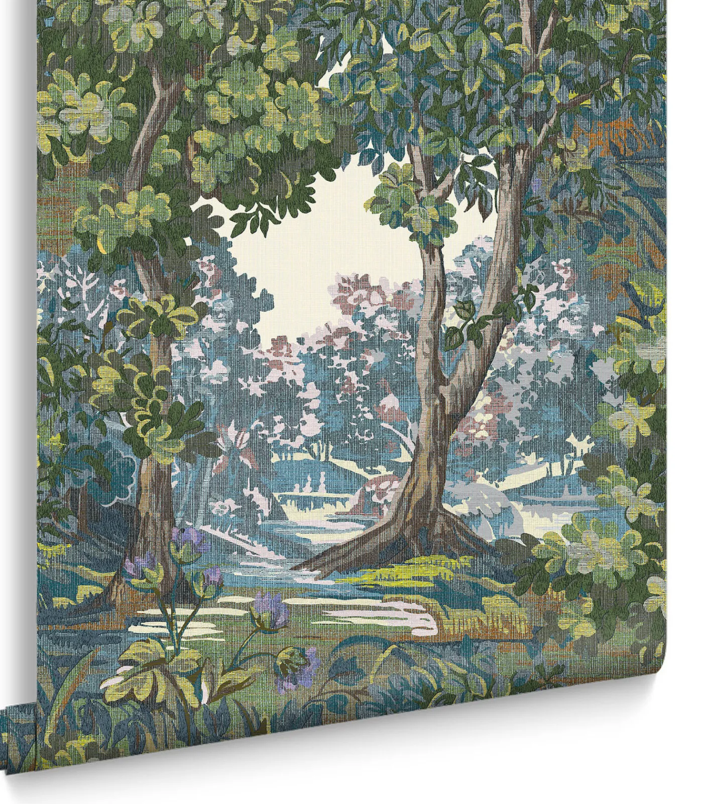 New Vliesbehang Bodenham Heritage Green Wanddecoratie