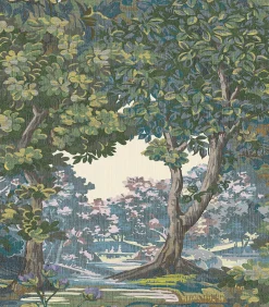 New Vliesbehang Bodenham Heritage Green Wanddecoratie