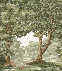 Clearance Vliesbehang Bodenham Spring Sage Wanddecoratie