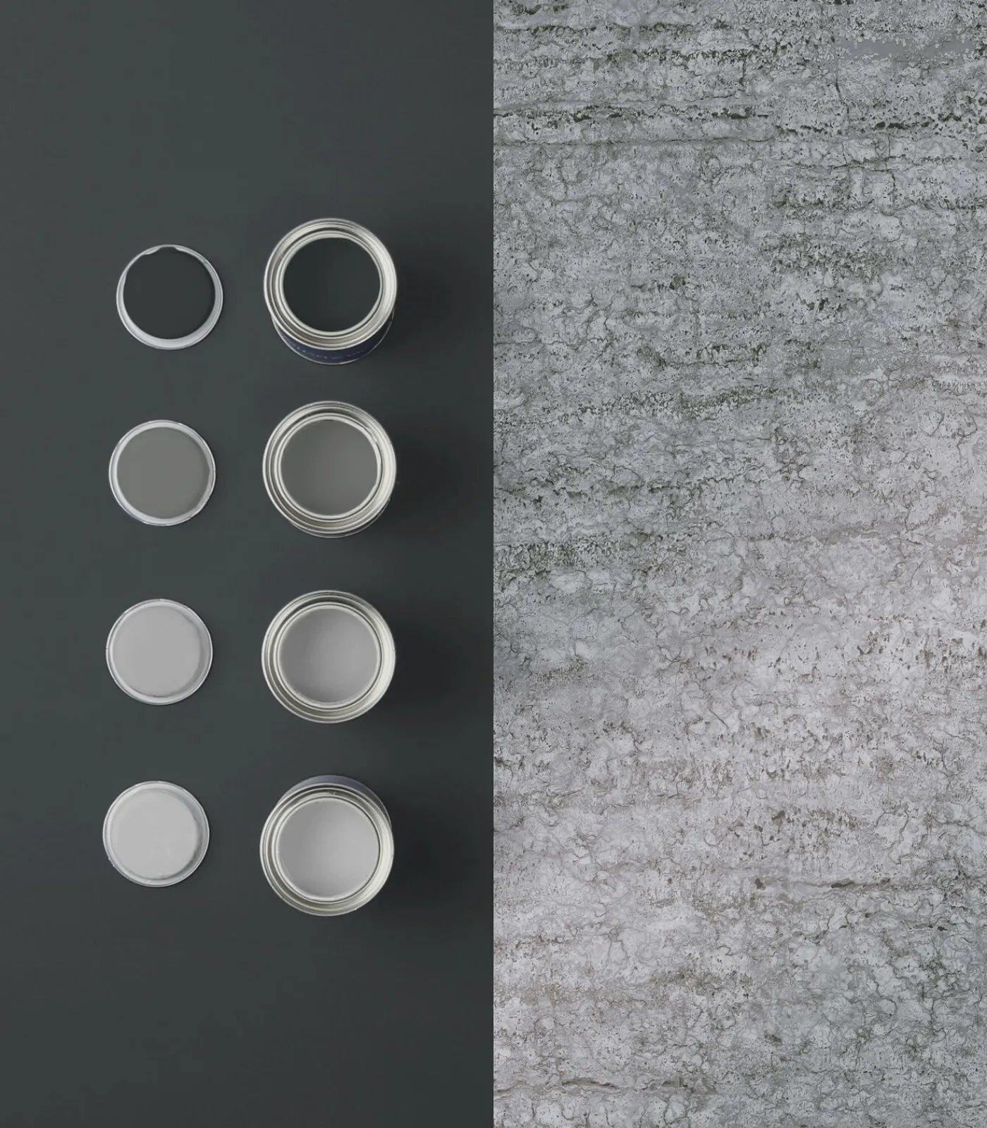 New Vliesbehang Vincenzo Grey Wanddecoratie