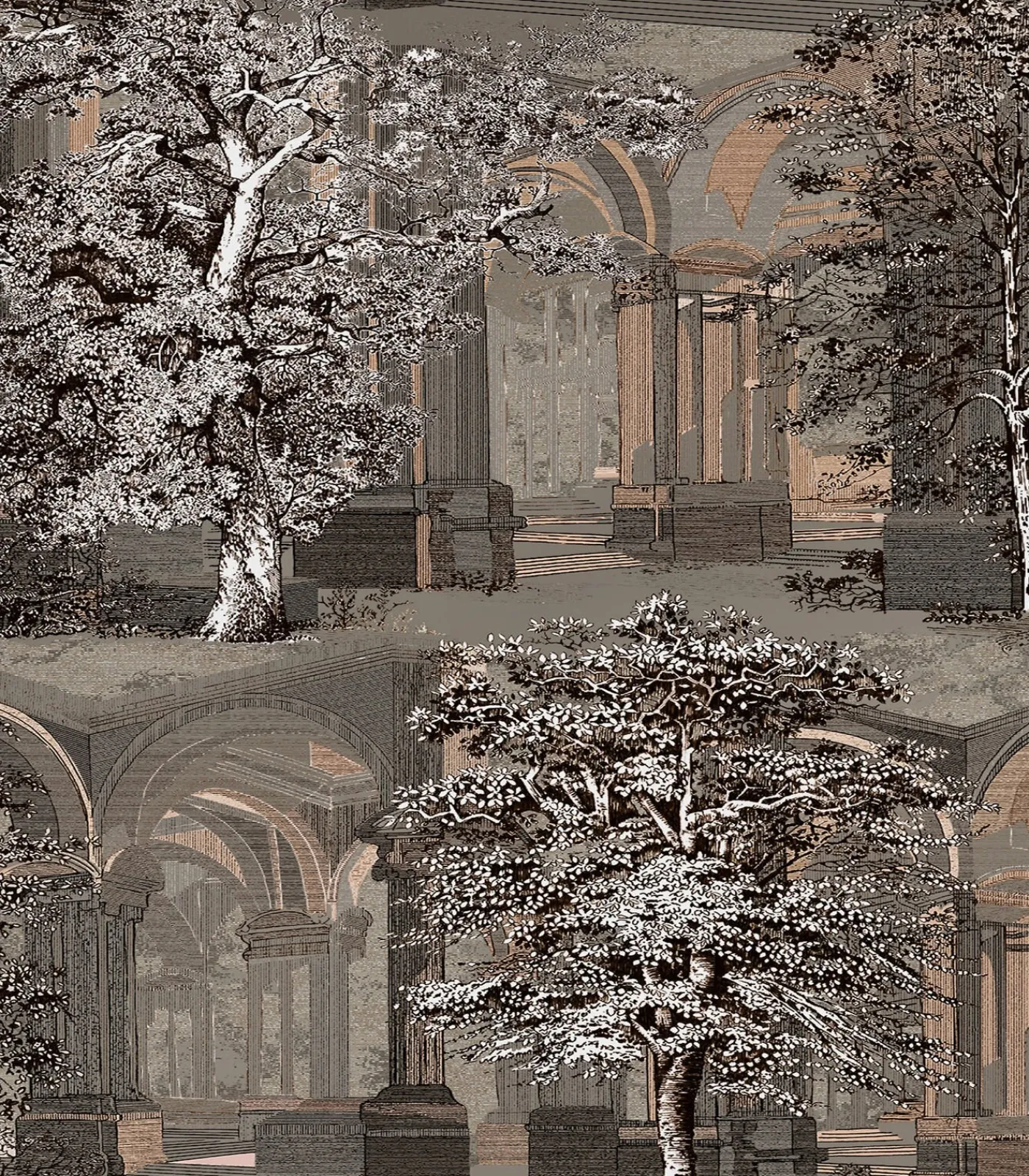 Vliesbehang Rivington Folly Dusk Wanddecoratie