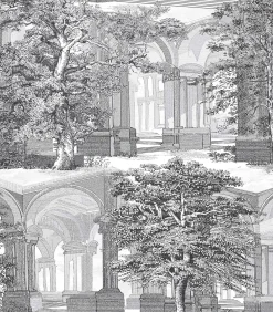 Outlet Vliesbehang Rivington Folly Tattoo Wanddecoratie