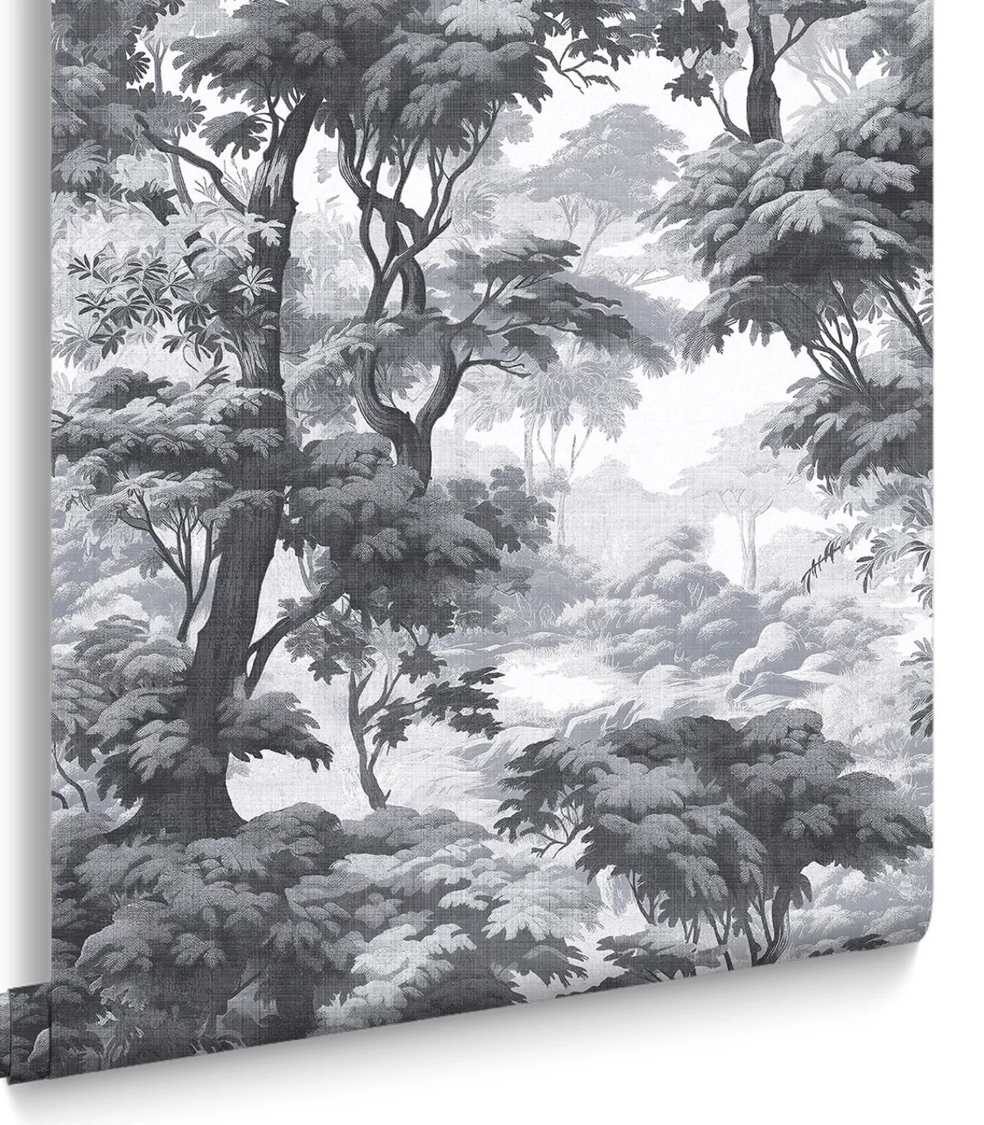Clearance Vliesbehang Bobart's Garden Monochrome Wanddecoratie