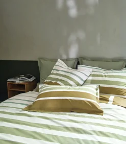 Clearance GRAND LARGE Kaki - Dekbedovertrek Perkaal Katoen Dekbedovertrekken