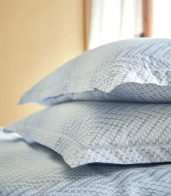 GRAVITY Bleu Céleste - Laken Satijn katoen Lakens