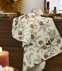 Hot Grenades - Set van 2 theedoeken in halflinnen Keuken- & Tafellinnen