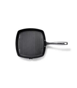 Online Grillpan Gietijzer 28 x 28 cm Cast Iron - alle warmtebronnen - Inductie Potten & Pannen