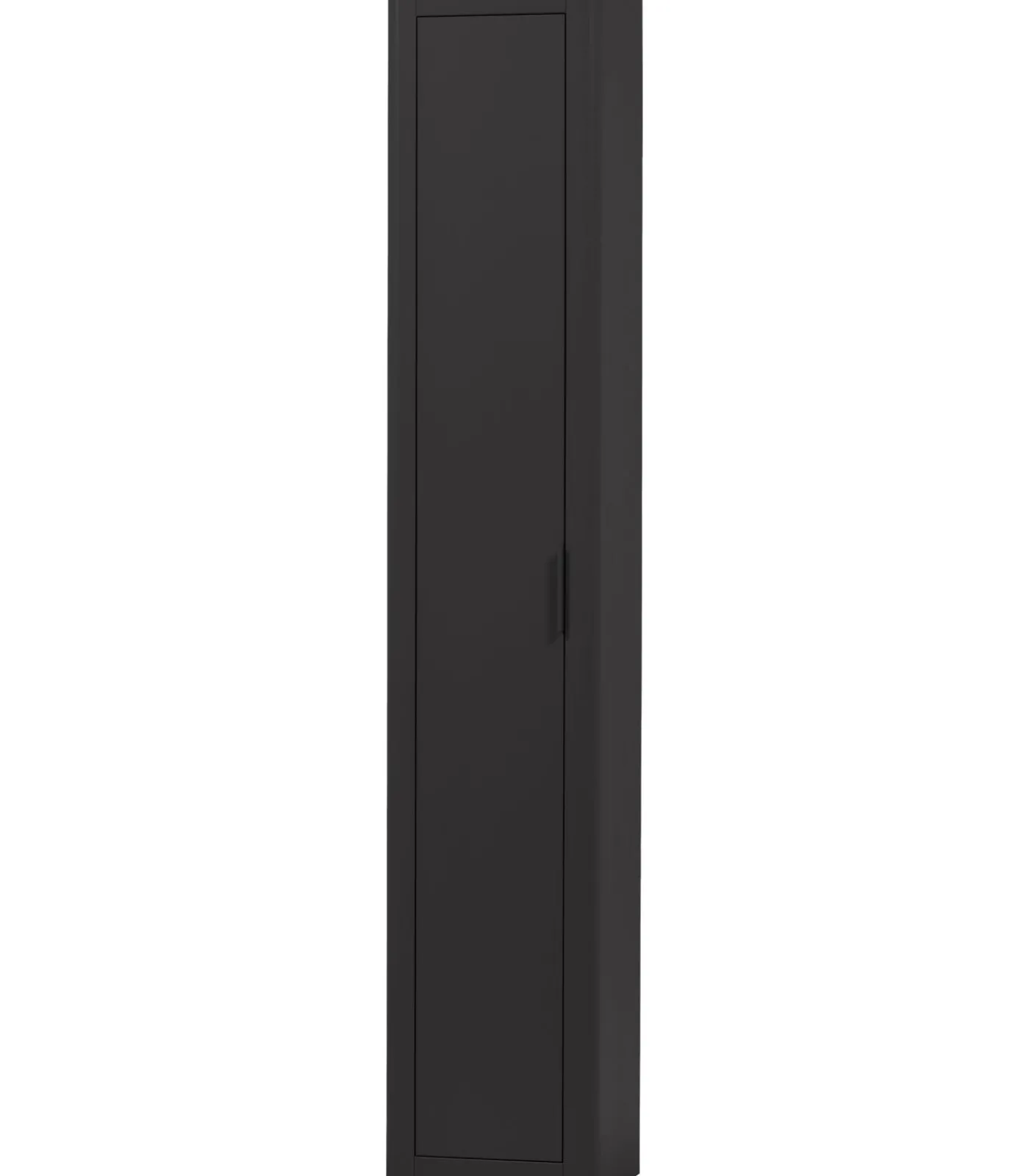 Clearance Gunnar Smalle Hoge Kast - Grenen - Matzwart - 217x45x39 Meubels