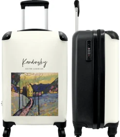 New Handbagage Koffer met 4 wielen en TSA slot (Kunst - Modern - Kandinsky - Kleur) Trolleys