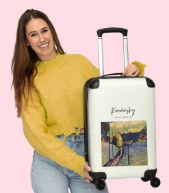 New Handbagage Koffer met 4 wielen en TSA slot (Kunst - Modern - Kandinsky - Kleur) Trolleys