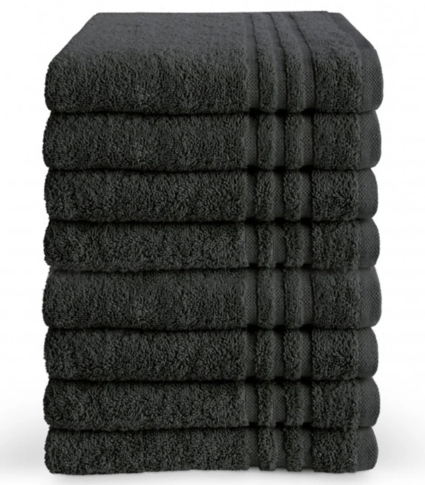 Hot Handdoek 70 x 140 Antraciet - 6 stuks Handdoeken