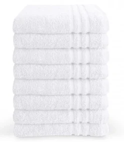 Handdoek 50 x 100 cm Wit - 10 stuks Handdoeken