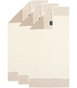 New Handdoek Luxury Home Two-Tone Set van 3 Handdoeken