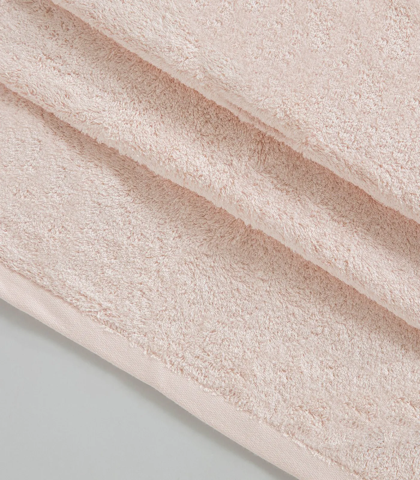 Discount Handdoek Solid 30x50 cm Lichtroze Handdoeken