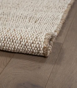 Outlet Handgeweven jute woonkamer- en slaapkamerkleed BELLO Tapijten