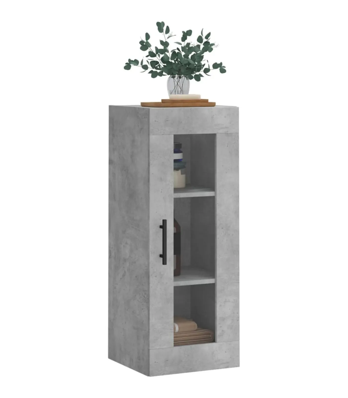 Hot Hangkast 34,5x34x90 cm betongrijs Meubels