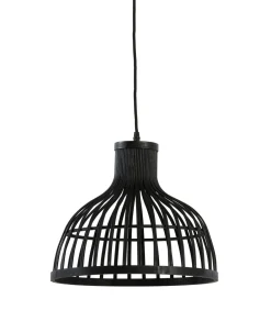 Hot Hanglamp Aliza - Bamboe/Zwart - Ø35cm Hanglampen