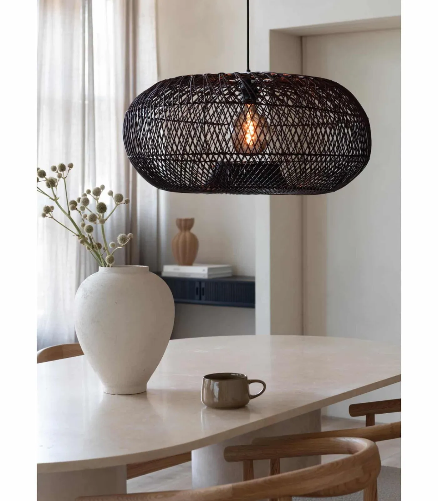 Hanglamp Arizona - Bordeaux - Ø70cm Hanglampen